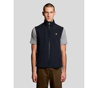 Lyle & Scott Mens Mesh-Back Softshell Gilet - Navy - Size Large