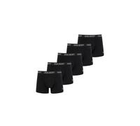 Lyle & Scott Men's Miller 5 Pack Core Trunks Black | Size: Large Lyle & Scott Black L