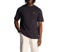 Lyle & Scott Men's Oversized T-Shirt with Crew Neck and Golden Eagle Logo on the Chest XS - XXL, Z271 Dark Navy, XL