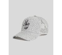 Lyle & Scott Mens Patch Baseball Cap - Grey Wool - One Size