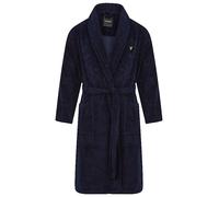 Lyle & Scott Men's Peacoat 'Lucas' Bathrobe Black