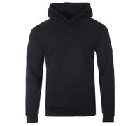 Lyle & Scott Mens Plain Black Pull-Over Hoodie material_cotton - Size Medium