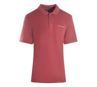 Lyle & Scott Mens Plain Embroidered Logo Fletcher Burgundy Polo Shirt Cotton - Size Large