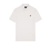 Lyle & Scott Men's Plain Interlock Polo Shirt in Ivory | Size: Medium Lyle & Scott Ivory M