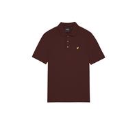 Lyle & Scott Men's Plain Polo Shirt Bottle Brown | Size: Large Lyle & Scott Brown L