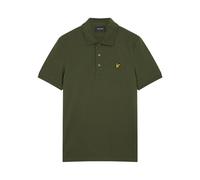 Lyle & Scott Men's Plain Polo Shirt in Olive | Size: XS Lyle & Scott Olive XS