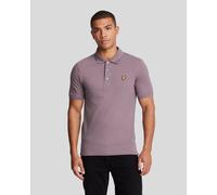 Lyle & Scott Mens Plain Polo Shirt in Pink - Size Medium