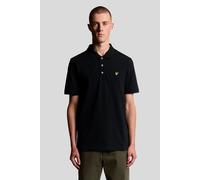 Lyle & Scott Men's Plain Polo Shirt Jet Black | Size: 2XL Lyle & Scott Black 2XL