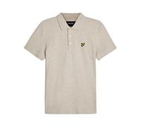 Lyle & Scott Men's Plain Polo Shirt Light Grey Marl S (SP400VOG)
