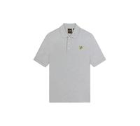 Lyle & Scott Men's Plain Polo Shirt Light Grey Marl XXL (SP400VOG)