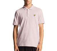 Lyle & Scott Plain Mens Polo Shirt SP400VOG Colour: W488 Light Pink, Size: L