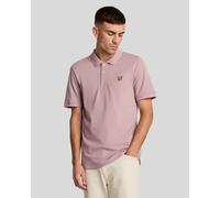 Lyle & Scott Mens Plain Polo Shirt - Pink Cotton - Size X-Small