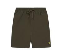 Lyle & Scott Men's Plain Swim Shorts in Olive | Size: Medium Lyle & Scott Olive M