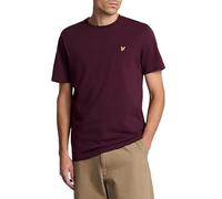 Lyle & Scott Men's Plain T-Shirt, Burgundy, S