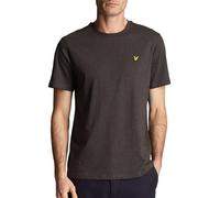 Lyle & Scott Mens Plain T-Shirt Charcoal Marl XS