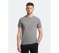 Lyle & Scott Mens Plain T-Shirt in Grey material_cotton - Size Medium