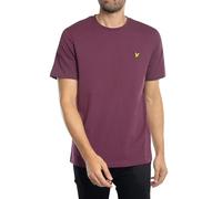 Lyle & Scott Men's Plain T-Shirt, Weavers Claret, M