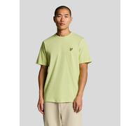 Lyle & Scott Mens Plain T-Shirt - Yellow Cotton - Size Medium