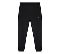 Lyle & Scott Mens Pocket Branded Joggers - Jet Black - XL