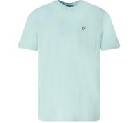 Lyle & Scott Mens Pocket On Chest Mint T-Shirt - Green Cotton - Size Medium