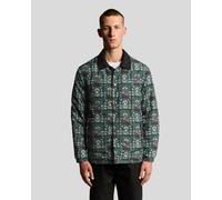 Lyle & Scott Mens Printed Reversible Jacket - Black - Size Medium