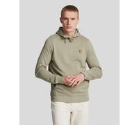 Lyle & Scott Mens Pullover Hoodie in Green Cotton - Size X-Large