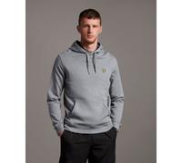 Lyle & Scott Mens Pullover Hoodie in Grey Cotton - Size Medium