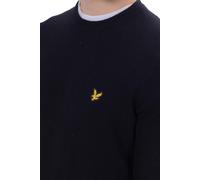 Men's Lyle & Scott Lambswool Blend Mens Crew Neck Jumper - Black - Size: 38/Regular