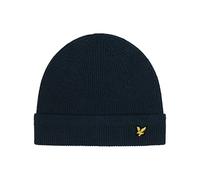 Lyle & Scott Racked Rib Beanie Dark Navy One Size
