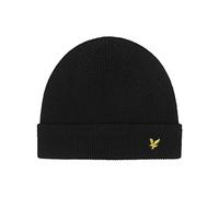 Lyle And Scott Vintage Mens Racked Rib Beanie True Black OS