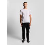 Lyle & Scott Mens Regular Fit Articulated Cargo Trouser - Black Cotton - Size 30W/34L