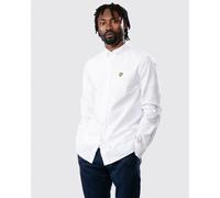Lyle & Scott Mens Regular Fit Light Weight Oxford Shirt in White Cotton - Size Small