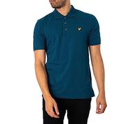 Lyle & Scott Mens Short Sleeve Polo Shirt Apres Navy L