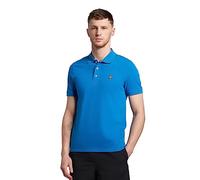 Lyle & Scott Mens Short Sleeve Polo Shirt Bright Blue S