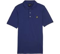 Lyle and Scott Mens Deep Indigo Plain Polo Shirt