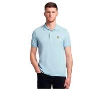 Lyle & Scott Mens Short Sleeve Polo Shirt Light Blue M