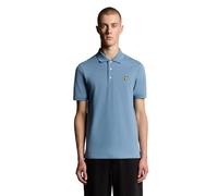 Lyle & Scott Mens Short Sleeve Polo Shirt Ocean Sky X861 M