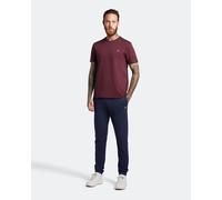 Lyle & Scott Mens Slim Sweatpant in Navy Cotton - Size Small