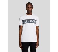 Lyle & Scott Mens Sports Chest Logo T-Shirt - White - Size 2XL