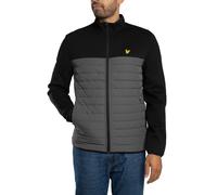 Lyle & Scott Men's Sports Fleece Hybrid Jacket, Black