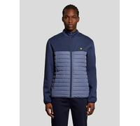 Lyle & Scott Mens Sports Hybrid Fleece Jacket - Blue - Size X-Small