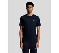 Lyle & Scott Mens Sports Jacquard Tape T-Shirt - Navy - Size 2XL