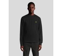Lyle & Scott Mens Sports Lightweight Sweatshirt - Black Viscose - Size Small