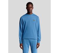 Lyle & Scott Mens Sports Lightweight Sweatshirt - Blue Viscose - Size Small