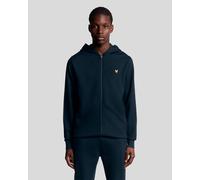 Lyle & Scott Mens Sports Lightweight Zip Hoodie - Navy Viscose - Size Medium