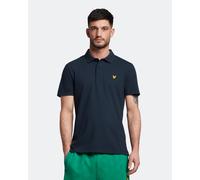 Lyle & Scott Mens Sports Short Sleeve Polo Shirt in Navy Cotton - Size Small
