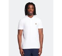 Lyle & Scott Mens Sports Short Sleeve Polo Shirt in White Cotton - Size Medium
