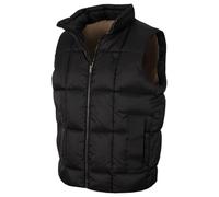 Lyle & Scott Mens Square Wadded Cocoon Puffer Gilet - Lacquer - L