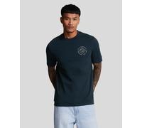 Lyle & Scott Mens Stamp T-Shirt Navy - Size X-Small