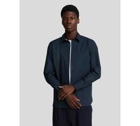 Lyle & Scott Mens Stretch Fabric Poplin Shirt - Navy Cotton - Size Small